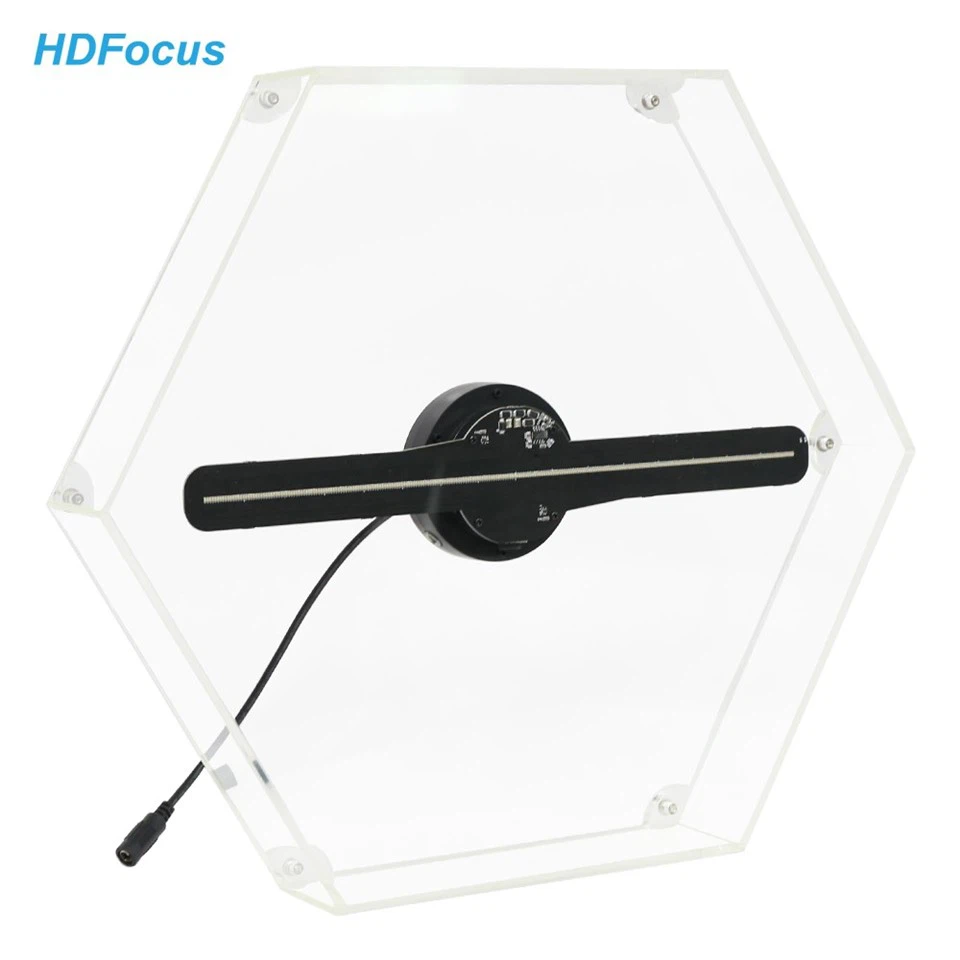 32Cm Spinning Led Fan Hologram Projector
